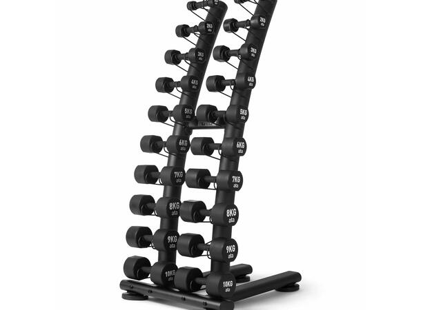 Manualer ata Aerobic PU med 1-10 kg Med Manualstativ | 10 par Manualer 