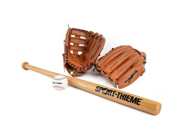 Baseball Kit Senior 12 år+ Balltre, ball og venstre fanghanske 