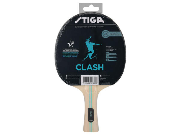 Bordtennisracket Stiga Clash Hobby ITTF godkjent | fritid 