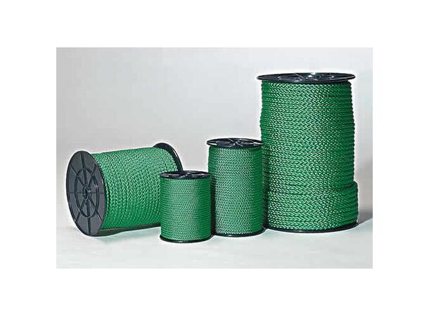 Snor nylon grønn ca 4 mm Metervare 