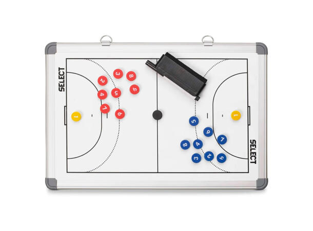 Taktikktavle Aluminium - Håndball 45x30 cm | I veske 