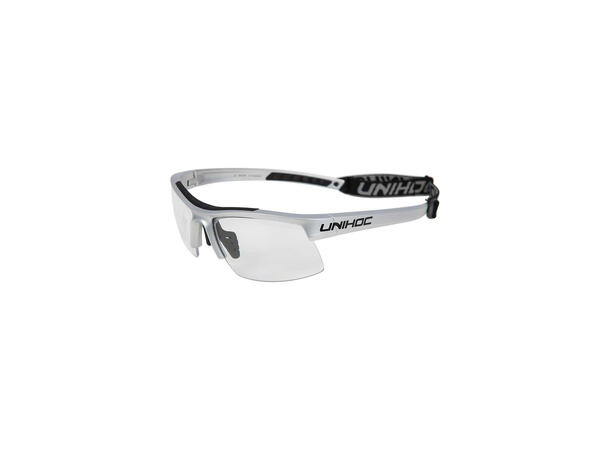 Innebandybriller Unihoc Energy Junior Beskyttelsesbriller | Sølv/ Svart 