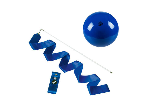 Rytmisk Gymnastikkpakke Blå RG Bånd 6 m | RG ball 