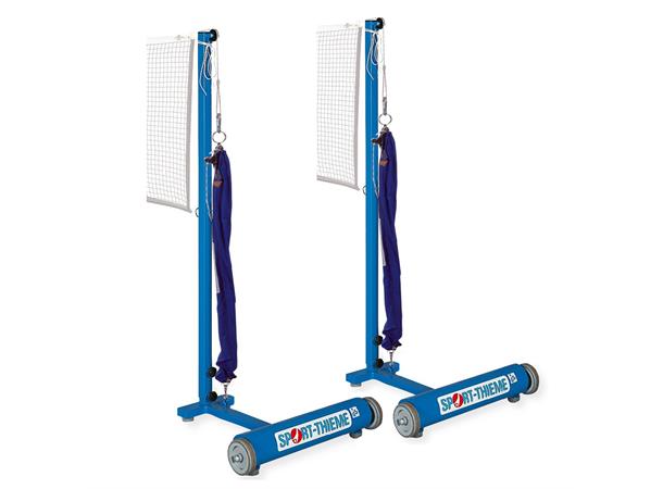 Badmintonstolper - ett spillefelt 2 stk | transportable | Trinsestrammer