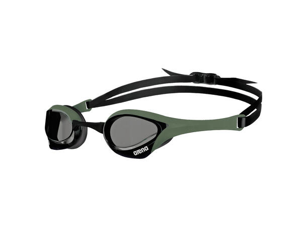Cobra Ultra Swipe Svømmebrille Arena | Sot linse/grønn | Racing brille 