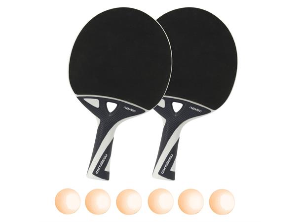 Bordtennissett Cornilleau Nexeo X70 2 uteracketer | 6 baller 