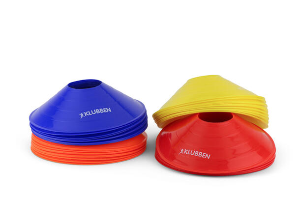Markeringstallerkener 40 stk D: 19 cm | H: 6 cm | 4 farger 