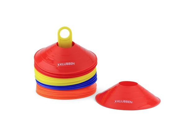 Markeringstallerkener 40 stk D: 19 cm | H: 6 cm | 4 farger 