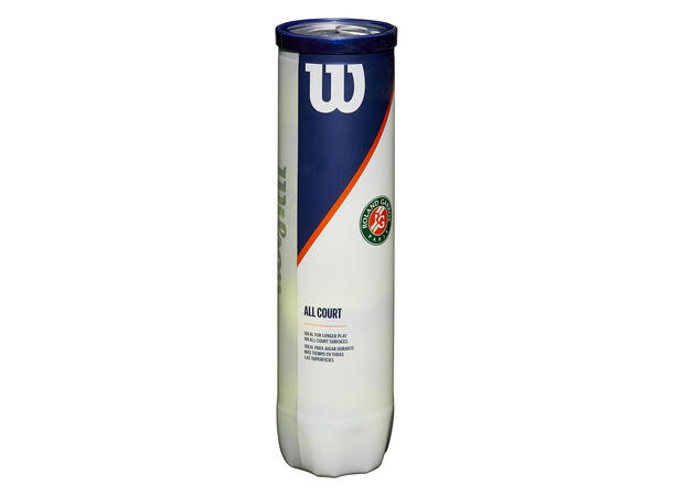 Tennisballer Wilson Roland Garros All 4 stykk | Konkurranse og trening 