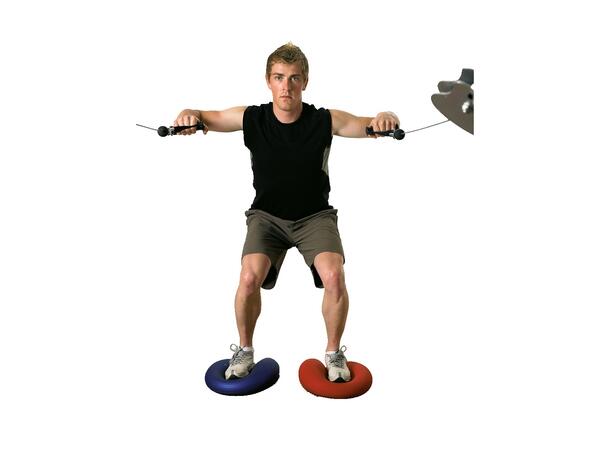 Balansepute Togu Dynair Senso 33 cm Blå | Balansepute med nupper 