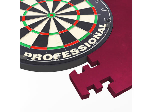 Dartsett Kings Dart Pro Profesjonell skive med fangfelt 