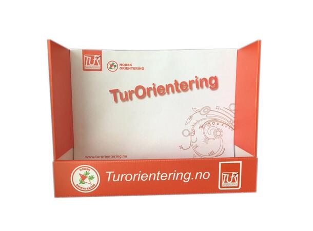 Turorientering, stativ for konvolutter Sett med 5 stk. 
