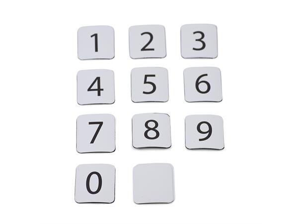 Bokstaver og tall med magnet (336 stk) Skandinaviske bokstaver| tall | algebra