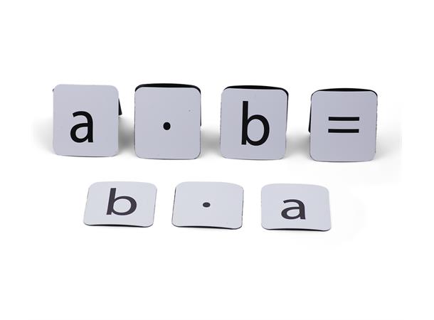 Bokstaver og tall med magnet (336 stk) Skandinaviske bokstaver| tall | algebra