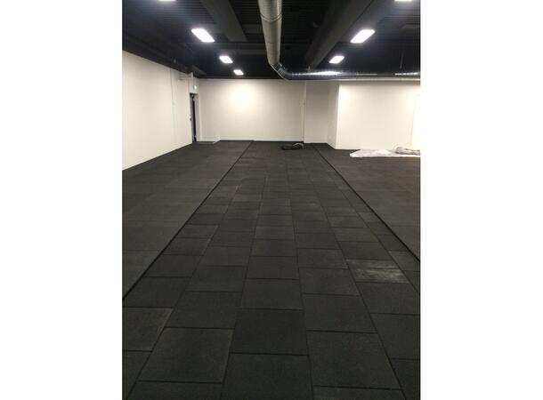 Quad gummi Gulvflis C1 Gulv | 1000 x 1000 x 43 mm 