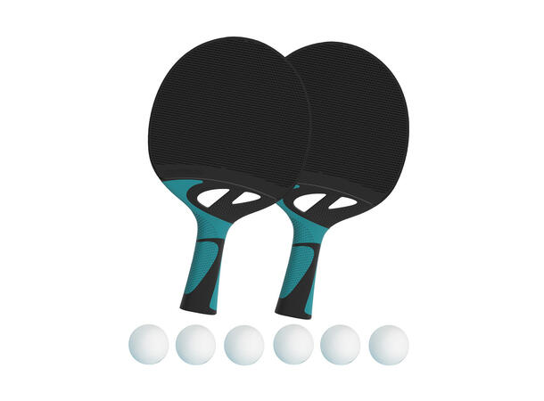 Bordtennissett Cornilleau Tacteo 50 2 uteracketer | 6 baller | Skole 