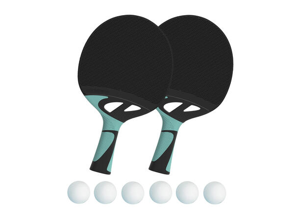 Bordtennissett Cornilleau Tacteo 30 2 uteracketer | 6 baller | Fritid 