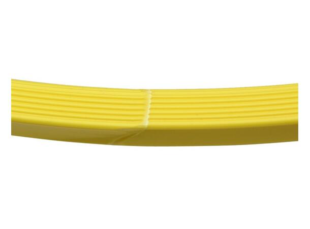 Gymnastikkringer Pvc 50 cm | Gul 50 cm | 10 stk med oppbevaringsbag 