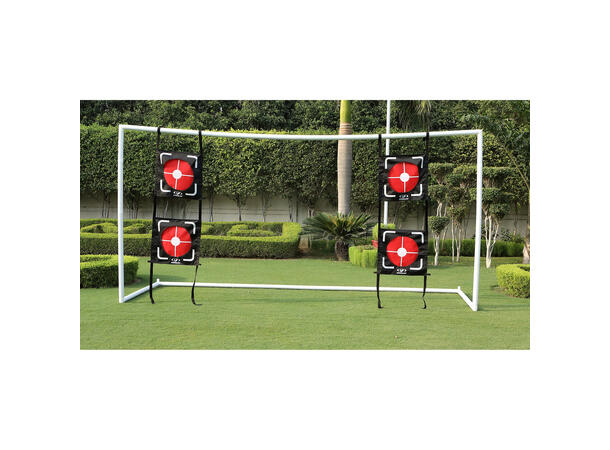 Skuddtrening på mål 2 x 2 treffpunkter 