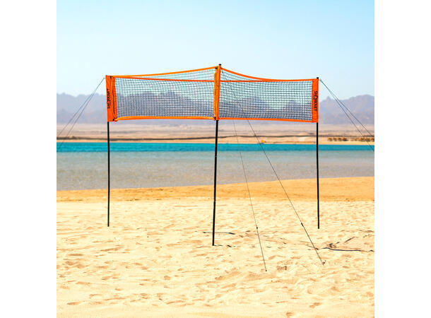 Sharknet Sandvolleyball-sett Triangelspill og vanlig spill 