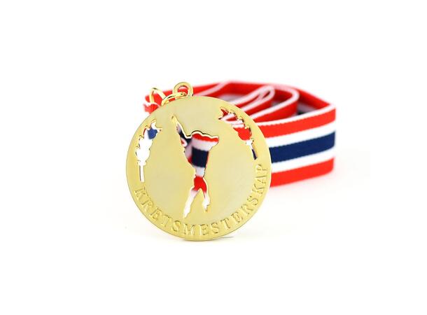 Kretsmesterskap skøyter gull 1 stykk medalje 