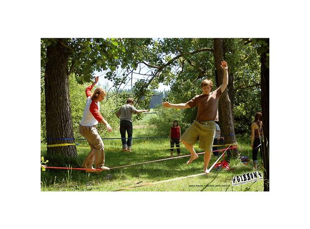Gibbon® Slackline Classic X13 15 m - klassisk balanseline 