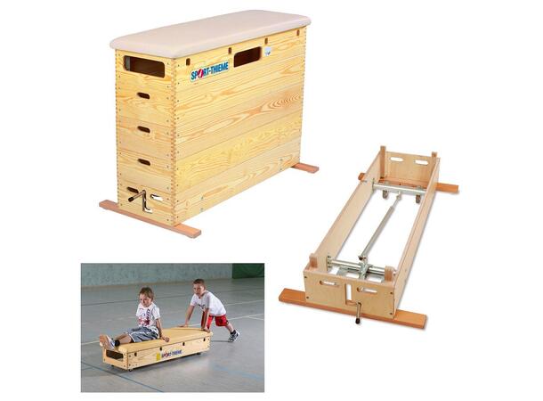 Sprangkasse Standard 5 delt Topp/bunnhjul | TÜV/GS godkjent | Furu 