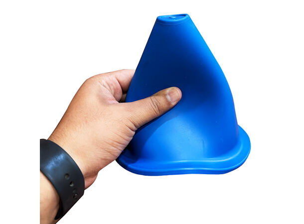 Markeringskjegler 10 stk. | 15 cm Myke kjegler | 2 av hver farge 