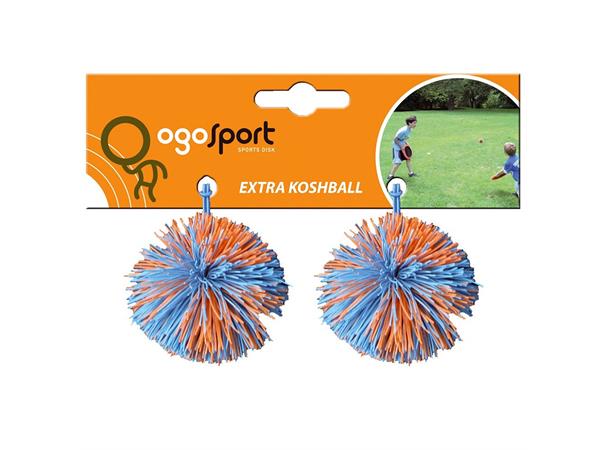 Ogo Sport ekstra baller 2 myke baller laget av gummitrå