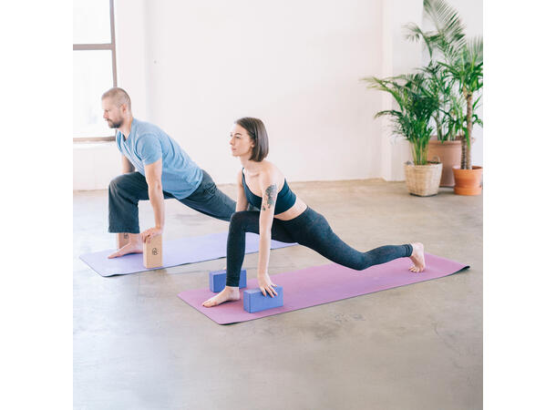 Yoga-Mad Evolution Yogamatte 183 x 61 x 0,4 cm | Blå 