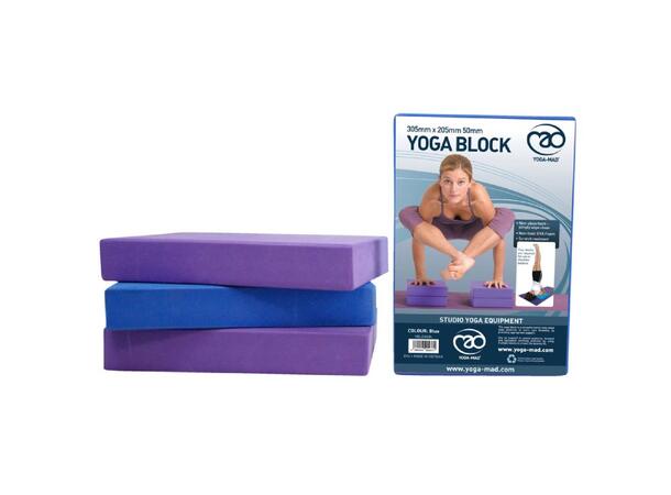 Yogablokk i EVA skum 305 x 205 x 50 mm | Lilla 