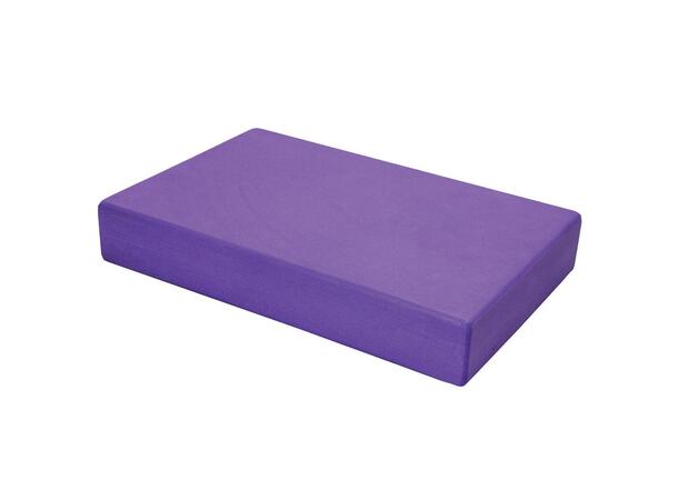 Yogablokk i EVA skum 305 x 205 x 50 mm | Lilla 