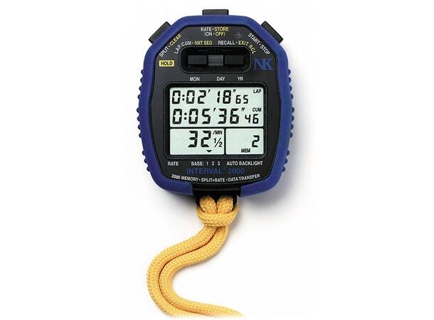 NK Interval® 2000 Split/Rate Watch Split og frekvens samtidig! Rød 