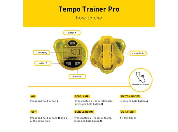 FINIS Tempo Trainer Pro Holder orden på din svømmefrekvens 