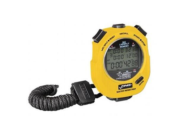 FINIS Stoppeklokke 300 memory Gul vannresistent stoppeklokke 