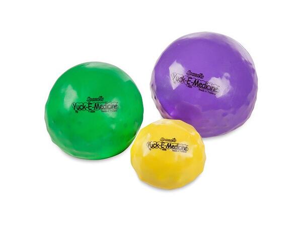 Medisinball Yuck-E 1 - 3 kg | Medisinball med gel-fyll 