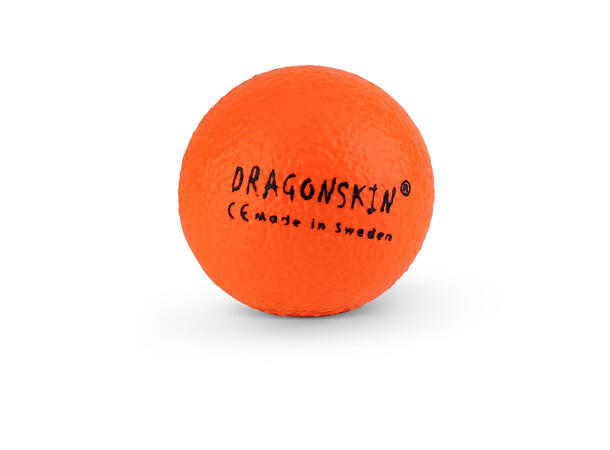 Dragonskin skumball  9 cm | Orange 9 cm softball i neon oransje 