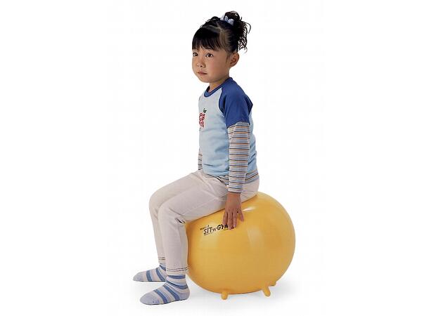 Sitteball Sit'n Gym 45cm Jr. Gul Lateksfri 