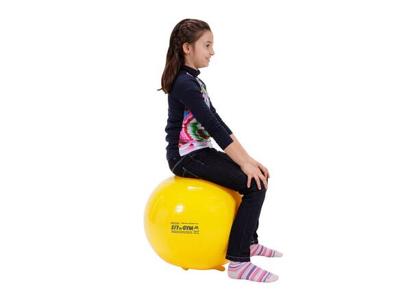 Sitteball Sit'n Gym 45cm Jr. Gul Lateksfri 