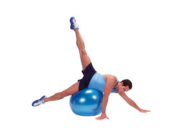Gymnic Plus Blå 65 cm Treningsball i høy kvalitet 