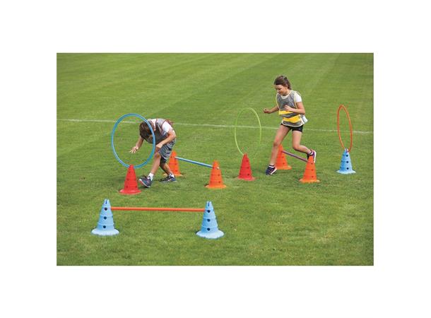 Gymnastikkringer 50 cm - 6 stk Sett med 6 ulike farger