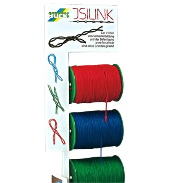 Snor nylon grønn ca 4 mm Metervare 