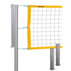Sandvolleyballstolper Safe L&#229;sbare volleyballstolper m/bakkehylser