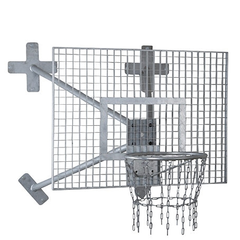 Vegghengt basketkurv Fair Play Komplett | Dunkering | Gitter bakplate
