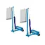 Badmintonstolper med ekstra vekt 2 stk | transportable | trinsestrammer