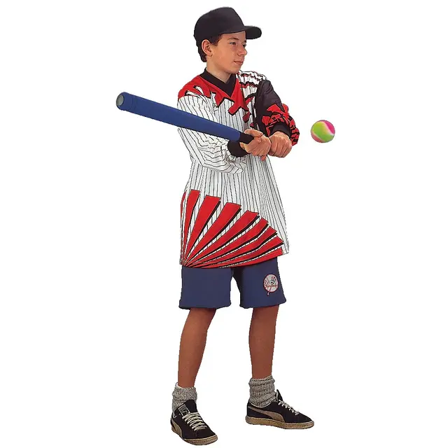 Baseball Softsett Balltre trukket med myk gummi, myk ball