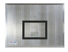 Basketballplate aluminium 120x90 cm | Utendørs