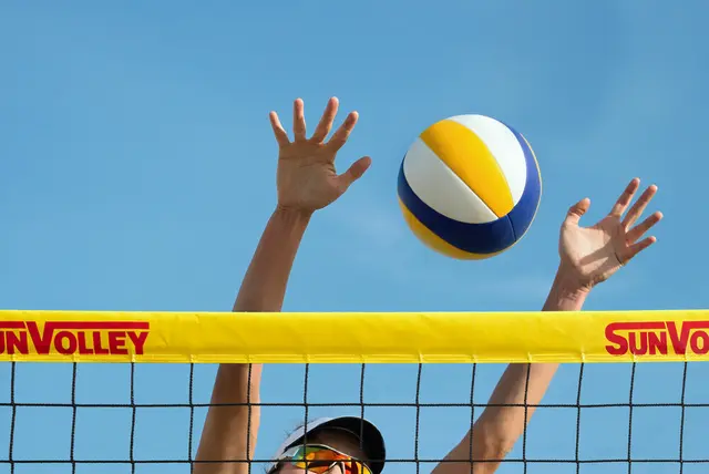 Sandvolleyball-sett SunVolley Standard Nett 9,5 m | Stolper | Bag 