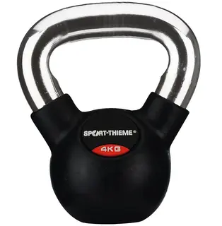 Kettlebell Gummiert Glatt kromhåndtak 1 stk | Vekt fra 4 til 32 kg