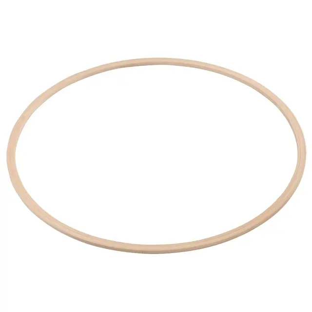Gymnastikkring av bøk 70 cm Naturlig materiale med pen finish 